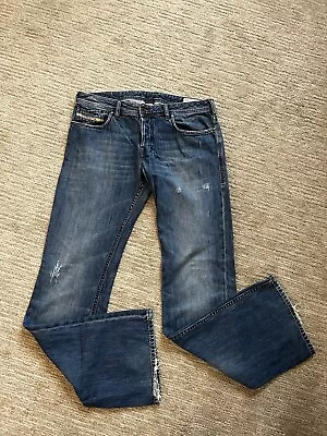 Diesel Zathan Bootcut  Men’s Jeans 008B6 With Patch 31Wx34L (actual 33Wx34L) • $30