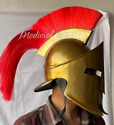 Medieval Greek Roman 300 Spartan Helmet King Leonidas Movie Warrior Battle Prop • $68.99