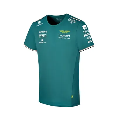 Aston Martin F1 Team Official Replica T-Shirt 2023 Green Free UK Shipping • £44.44