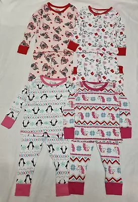 £5.25 • Buy New René Rofé, Girls Christmas, Koala, Penguin, Unicorn Print Pyjama Set, 2M-12Y