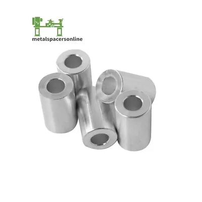 New Aluminum Spacer Bushing 5/8  OD X 5/16  ID--Fits M8 Or 5/16  Bolts • $12.94