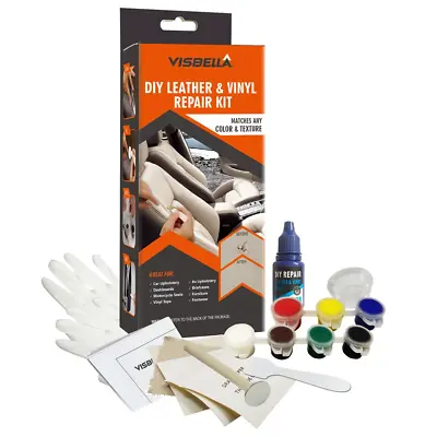 DIY Leather And Vinyl Repair Kit Tool Fix Holes Rips Car Seat Automotive Best US • $27.99