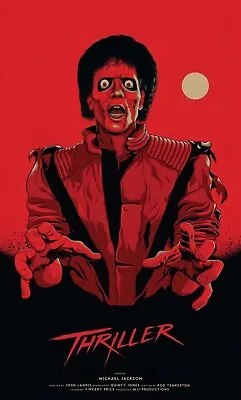 Michael Jackson Thriller! ❤️ Lovely A3 Sized Poster!💀❤️ • £5.89