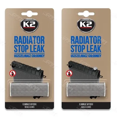2 X K2 RADIATOR STOP LEAK Powder Sealant Cooling System Efficient Repair - 18.5g • £6.99