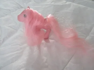 Vintage My Little Pony Flutter Pony Yum Yum No Wings 1986 Pink Pink Hair Hasbro • $9.99