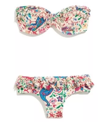 Zimmermann Verona Ruffle Bikini Set Size 0 AUS 6/8 Cup A/b • $50