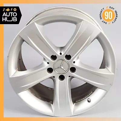 Mercedes R230 SL500 SL550 9.5 X R18 18  Rear Wheel Rim Silver 2304014102 OEM • $211.65