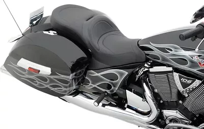 Drag Specialties Low-Profile Touring Seat For Victory OEM Backrest 0810-1540 • $707.95