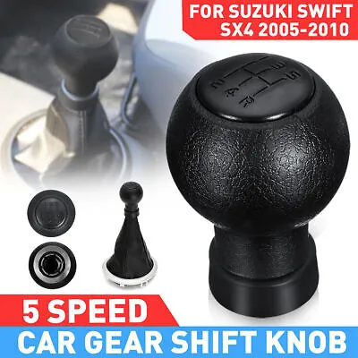 $16.36 • Buy For Suzuki Swift 2005-10 SX4 2007-13 5 Speed Car Gear Shift Knob Lever Shifter