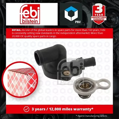 Coolant Thermostat Fits MINI CONVERTIBLE COOPER R52 1.6 04 To 08 W11B16A Febi • $34.56