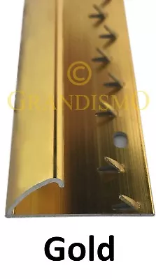 £5.95 • Buy Carpet To Vinyl / Door Entrance Threshold - Flooring Strip - Door Bar Trim Gold