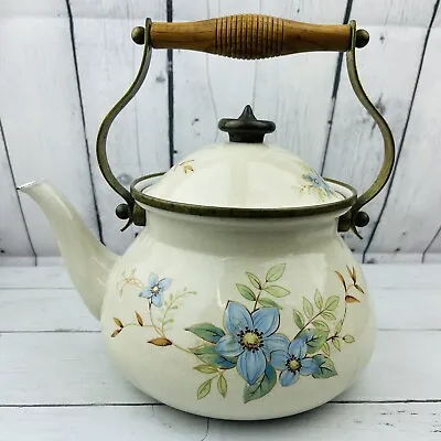 Vintage Mikasa Kettle Grande Chef 2.5qt Ejiri Japan UN704 Day Dreams Flowers • $19.99