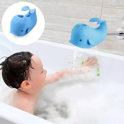 PandaEar Baby Tap Cover For Kids Whale Tap Protector For Kids Bath Faucet • £10.99