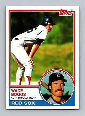 1983 Topps #498 Wade Boggs Rookie NM-MT Boston Red Sox HOF RC Baseball Card • $20