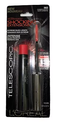 L'Oreal Loreal Telescopic Shocking Extensions Mascara 983 CARBON BLACK • $13.30