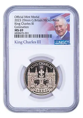 2023 Great Britain King Charles III Coronation Official Exclusive Medal - Rare! • $299.99