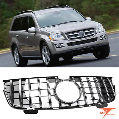 GT-R Front Grille For Mercedes-Benz X164 GL350 GL450 2007-2009 Silver • $116.99