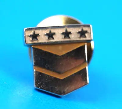 Vintage Chevron Oil 4 Star 10k Gold Service Lapel Hat Pin • $99.90
