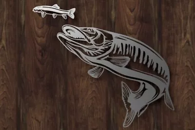 Musky Sucker Metal Sign Cabin Sign Musky Sign Metal Art Muskellunge • $79