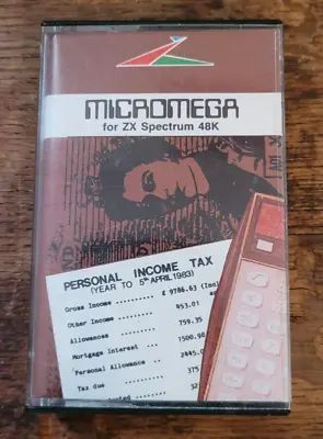 Micromega Comp - U - Tax For ZX Spectrum 48K - Very Good Condition • £13