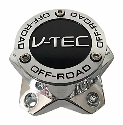 $49.99 • Buy V-Tec Wheels C394-5-CAP C394-5 Chrome Wheel Center Cap
