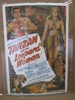 Tarzan And The Leopard Woman 1936 Vintage Reprint 1970's Poster Movie  17608 • $74.98