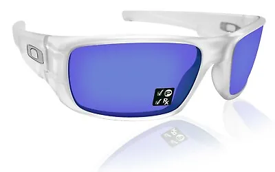 Oakley Crankshaft Clear Violet Iridium Polarized Lens 92390960 Authentic New HOT • $69.49