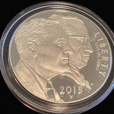 2015 W Silver Proof March Of Dimes Commemorative Dollar • $35.25