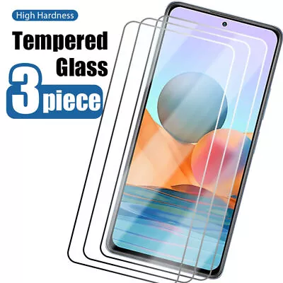 For Xiaomi Redmi Note 11 10 9S 9 9T 8 8T 7 Pro Tempered Glass Screen Protector • $7.52