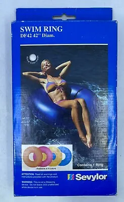 Sevylor 42  Swim Ring Pool Float DF42 VINTAGE NOS Yellow • $49.99