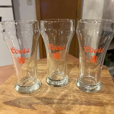 Vintage Coors Beer Glasses Lot Of 4 Anchor Hocking • $14