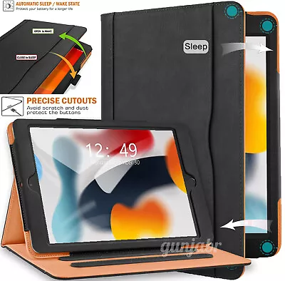 Leather TAN Case IPad Air 1 2 4 5th 6th 7th Generation 10.2 9.7 10.9 Pro 11 Mini • £10.99
