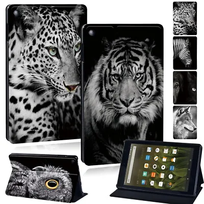 Animal PU Leather Tablet Stand Cover Case For Amazon Fire HD 10/10 Plus /Max 11 • £7.95