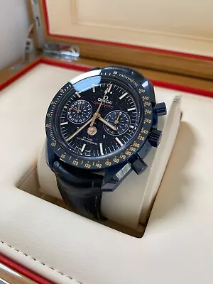 Omega Speedmaster Blue Side Of The Moon Mens Watch 304.93.44.52.03.002 Box/Card • $11000
