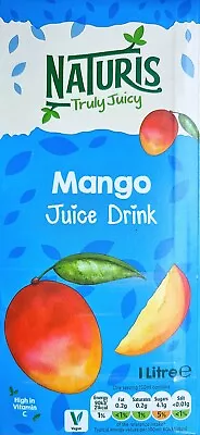 🥭🥭(1 To 8) Mango Juice Drink (1L) Naturis - High Quality Juice FAST DELIVERY! • £12.90