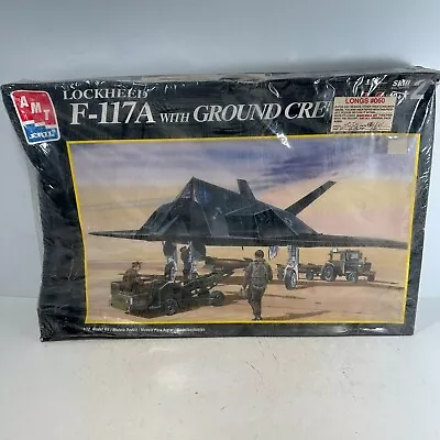 AMT ERTL 30071 1/72 Lockheed F-117A W/ Ground Crew Plastic Model Kit SEALED • $14.99