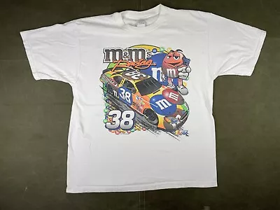 Vintage NASCAR Shirt XL MM Candy M&M Y2K 2000s #38 Graphic Tee Two Sided • $85