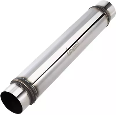 3 Inch Inlet/Outlet Exhaust Muffler 3  Inlet Resonator With 18  Length Overall  • $63.99