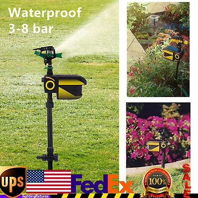 Automatic Motion Sensor Animal Drive Repellent Deterrent Sprinkler Water Sprayer • $41