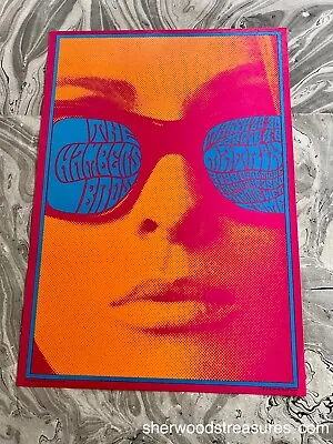 CHAMBERS BROTHERS PSYCHEDELIC POSTER  Neon Rose NR 12 HIPPIE MOSCOSO '67 • $899.99