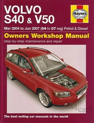 S40 V50 Volvo Shop Manual Service Repair Book Haynes Chilton S-40 V-50 • $69.95