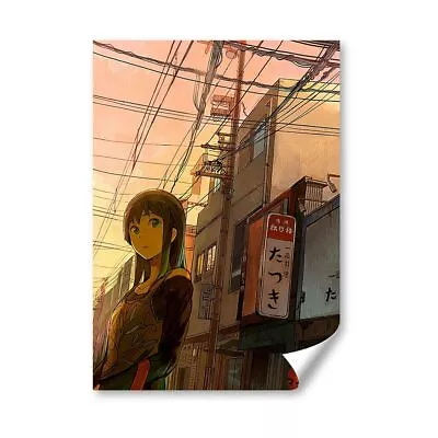 A4 - Japanese Anime Girl Cartoon Japan Poster 21X29.7cm280gsm #45429 • £4.99