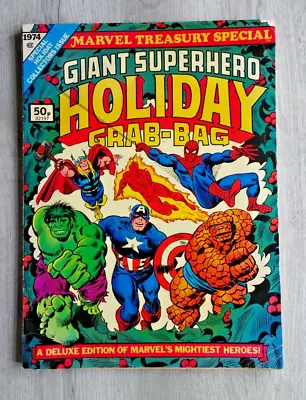 £14.99 • Buy Marvel Comic Vintage 1974 Giant Superhero Holiday Grab Bag