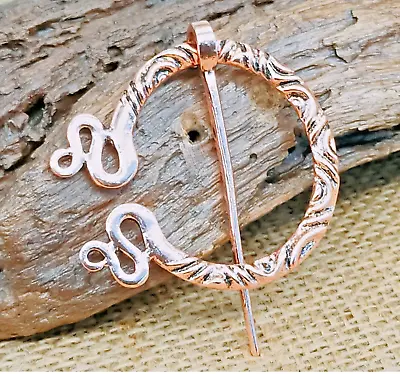 Cloak Pin Shawl Pin Celtic Shawl Pin Viking Cloak Pin Copper Penannular Pin • $8.64