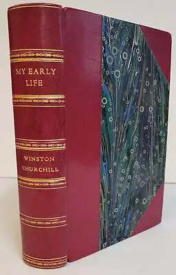 Winston S Churchill / MY EARLY LIFE A ROVING COMMISSION 1st Edition 1930 • £964.44