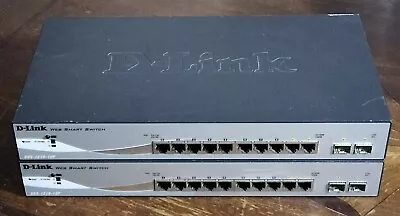 Lot Of 2 D-Link Web Smart DGS-1210-10P 10Ports External Ethernet Switch Untested • $29.75