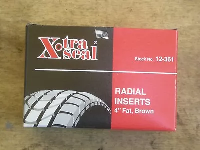 Xtra Seal 12-361 Fat Brown Vulcanizing 4  Tire Repair String Plug Box Of 50 • $13.29