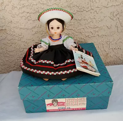 Vintage  Madame Alexander  International Doll With Tag /  Box MEXICO 573 • $17.95