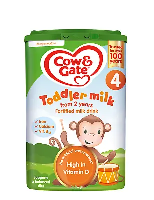 Cow & Gate Stage 4 Toddler Milk Powder 800g From 2 Year • £20.15