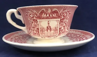 United States Military Academy 1936 Wedgwood Red Cup & Saucer • $5.95